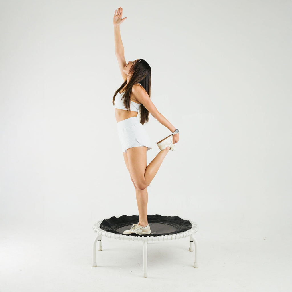 Disc-O-Bed JumpSport 350 PRO Fitness Trampoline, Cardio Workout Equipment, 39 Inch, Elevate - 415465