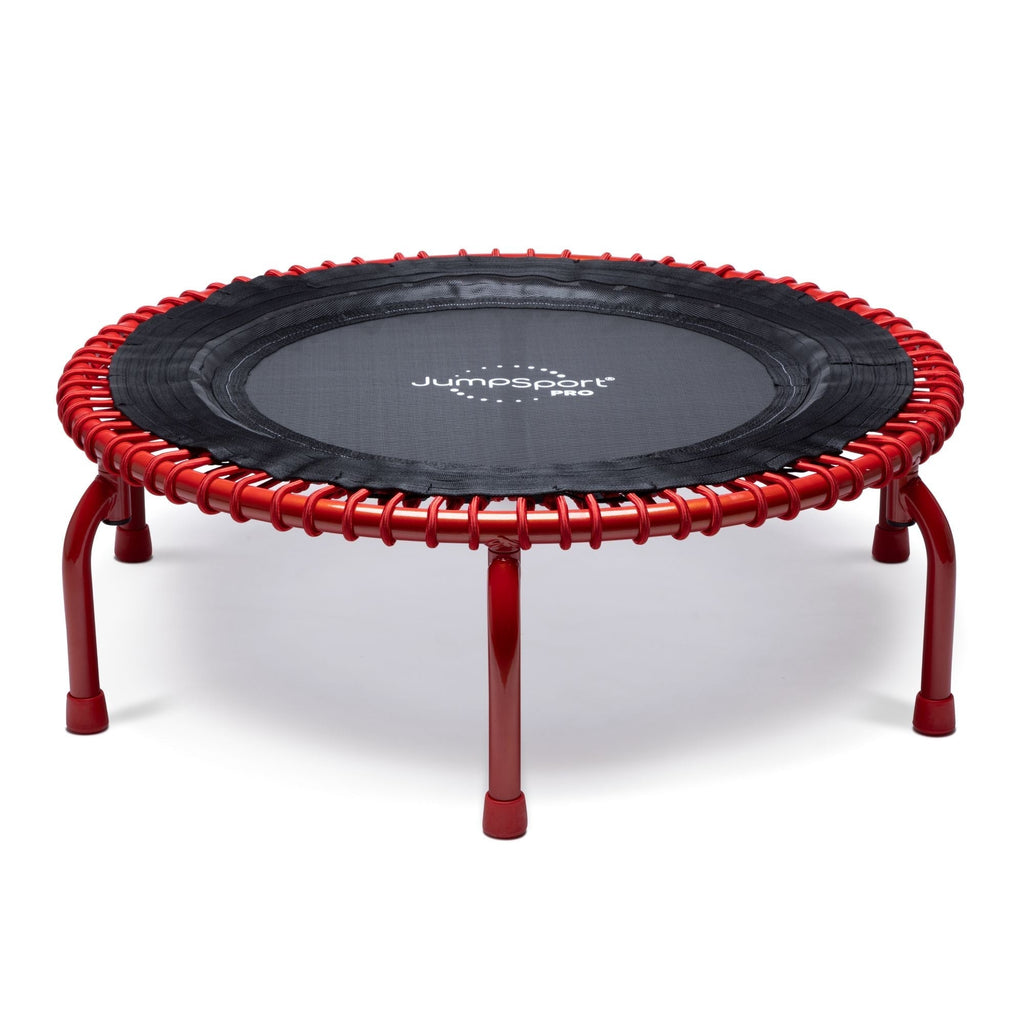 Disc-O-Bed JumpSport 350 PRO Fitness Trampoline, Cardio Workout Equipment, 39 Inch, Ignite - 415469