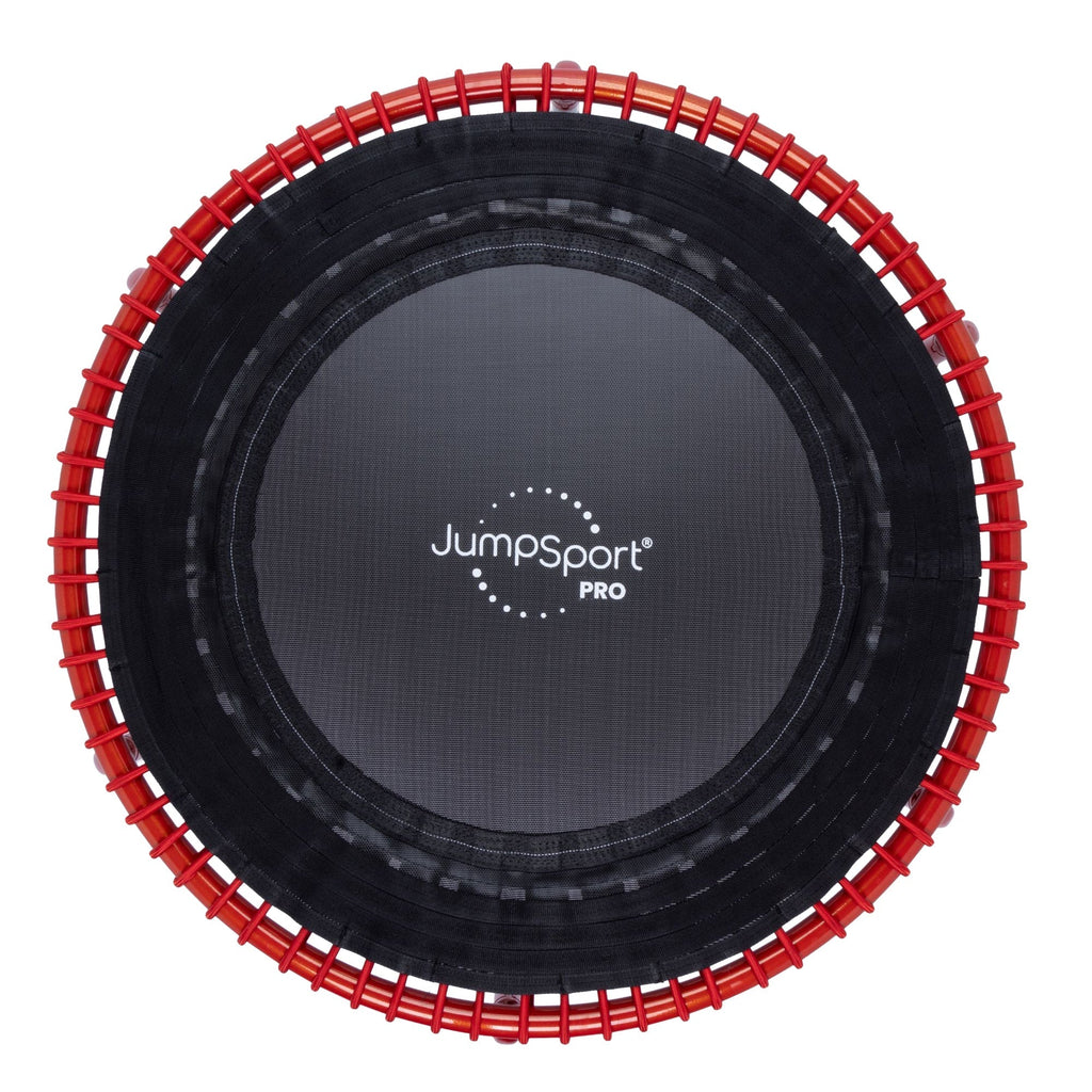 Disc-O-Bed JumpSport 350 PRO Fitness Trampoline, Cardio Workout Equipment, 39 Inch, Ignite - 415469