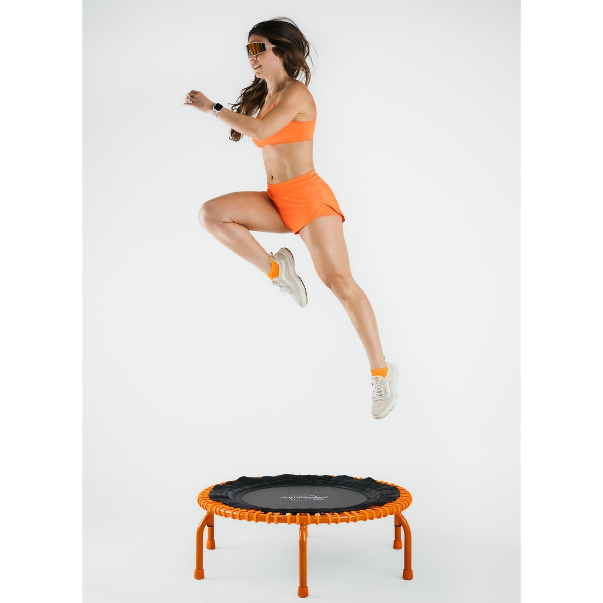 Disc-O-Bed JumpSport 350 PRO Fitness Trampoline, Cardio Workout Equipment, 39 Inch, Energize - 415471