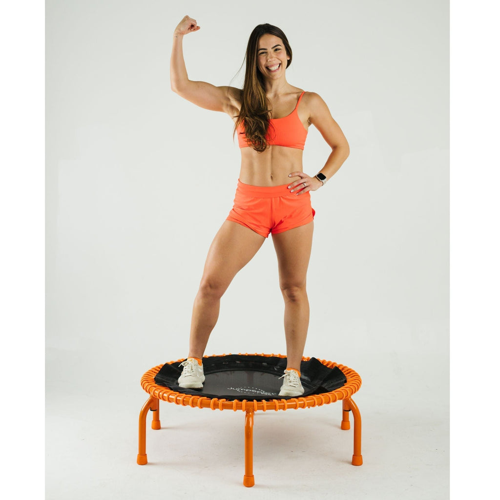 Disc-O-Bed JumpSport 350 PRO Fitness Trampoline, Cardio Workout Equipment, 39 Inch, Energize - 415471