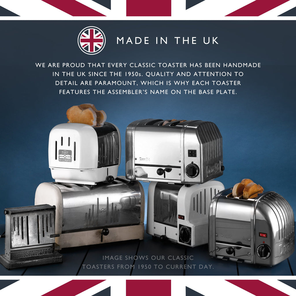 Dualit New Generation Classic 4-Slice Toaster in White - 47153