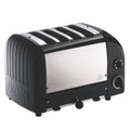 Dualit New Generation Classic 4-Slice Toaster in Matte Black - 47155
