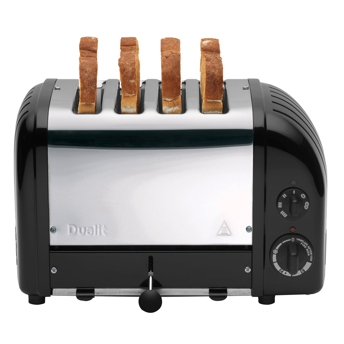 Dualit New Generation Classic 4-Slice Toaster in Matte Black - 47155