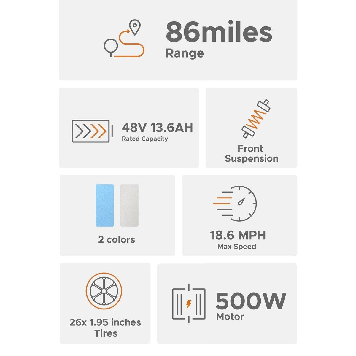 ENGWE P26 48V/13.6Ah 500W Electric Bike