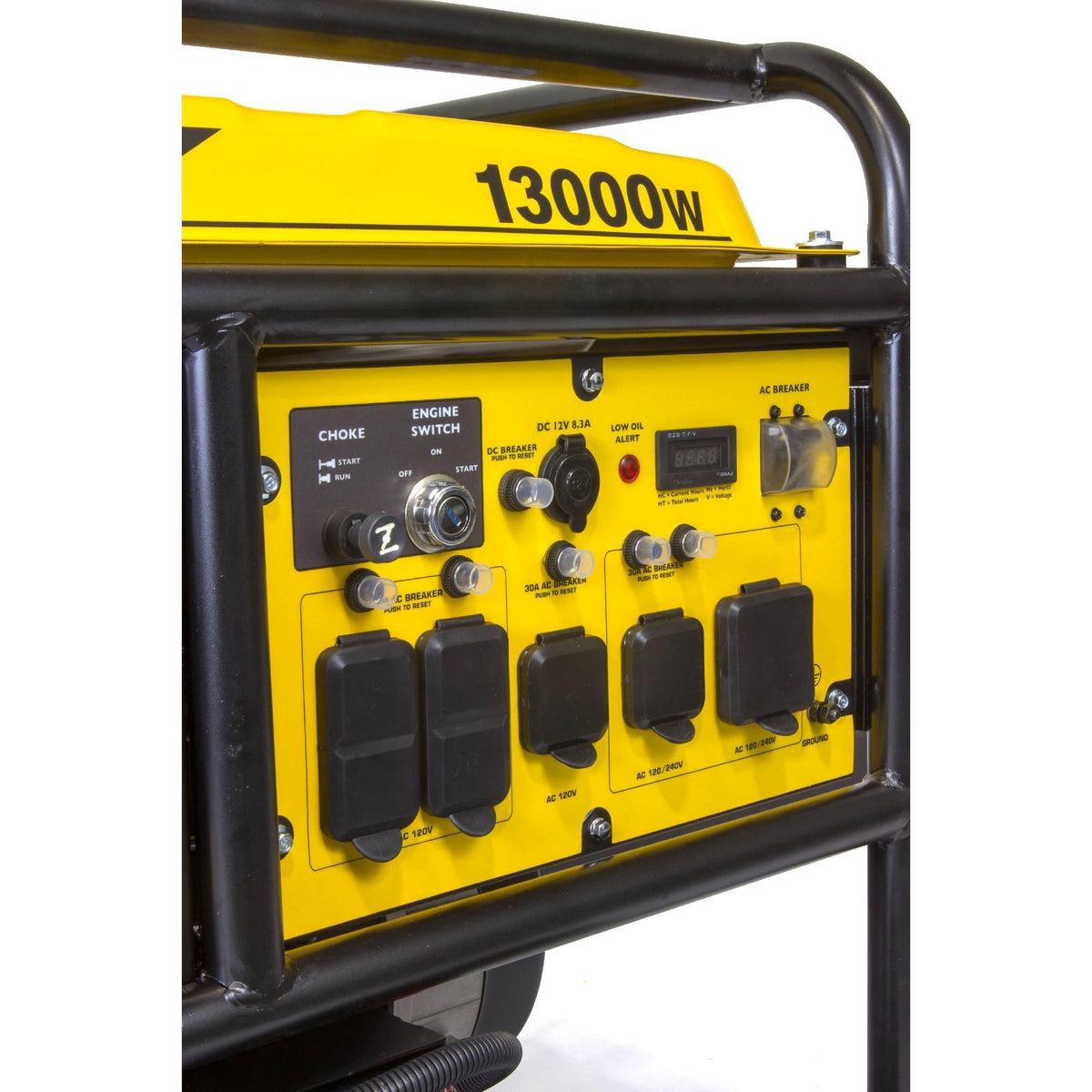 WEN 5613K 13000-Watt Portable Standby Generator with Wheel Kit and Electric Start - 5613K