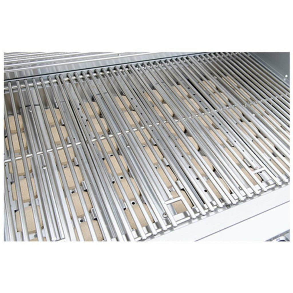 KOKOMO Professional 4 Burner 32 Inch Cart Model BBQ Grill With Lights & Locking Casters - KO-BAK4BG-PRO+KO-BAK4BG-C