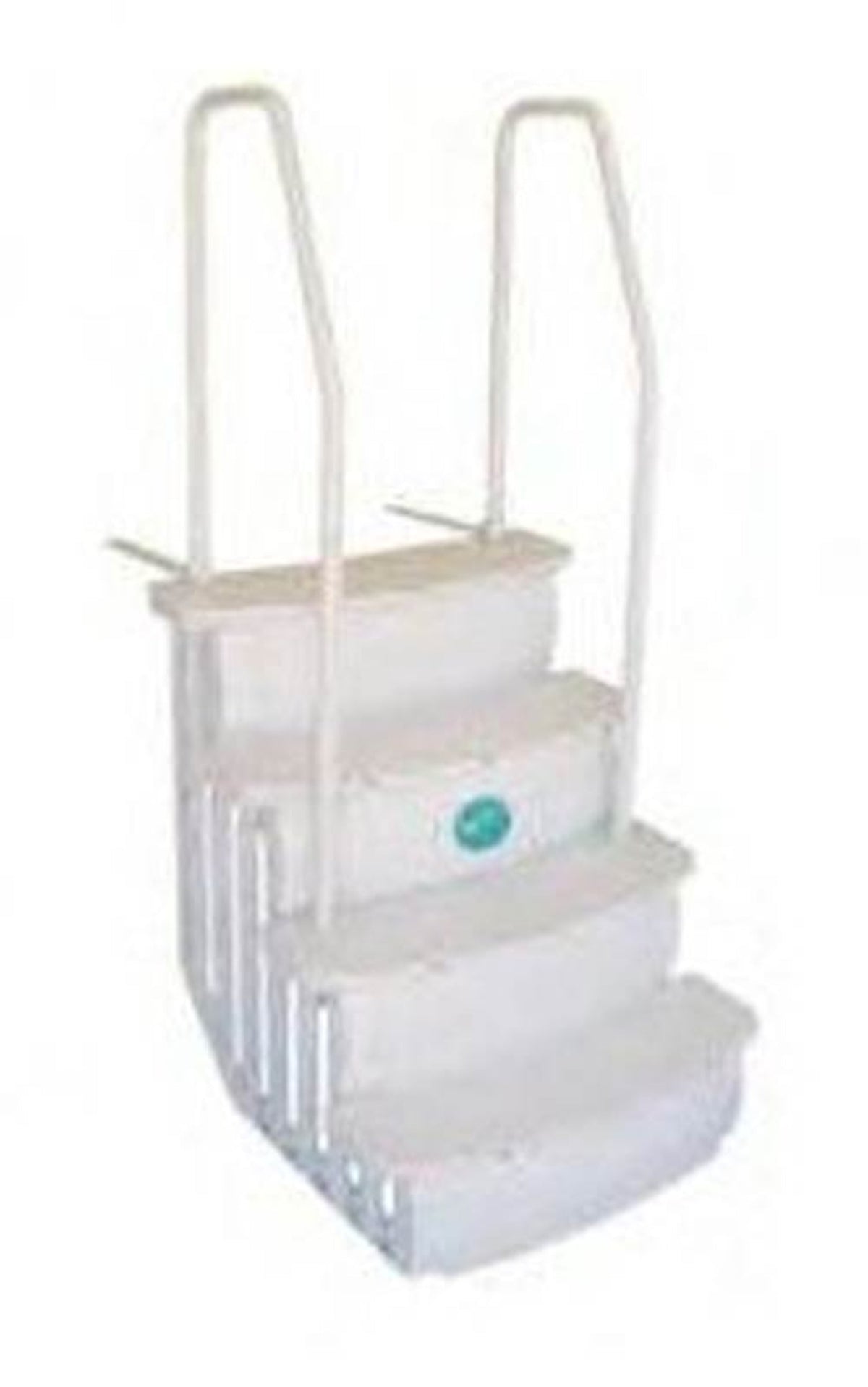 Main Access iStep Above Ground Swimming Pool Deck Entry Steps Ladder w/ Mat Pad - 59331