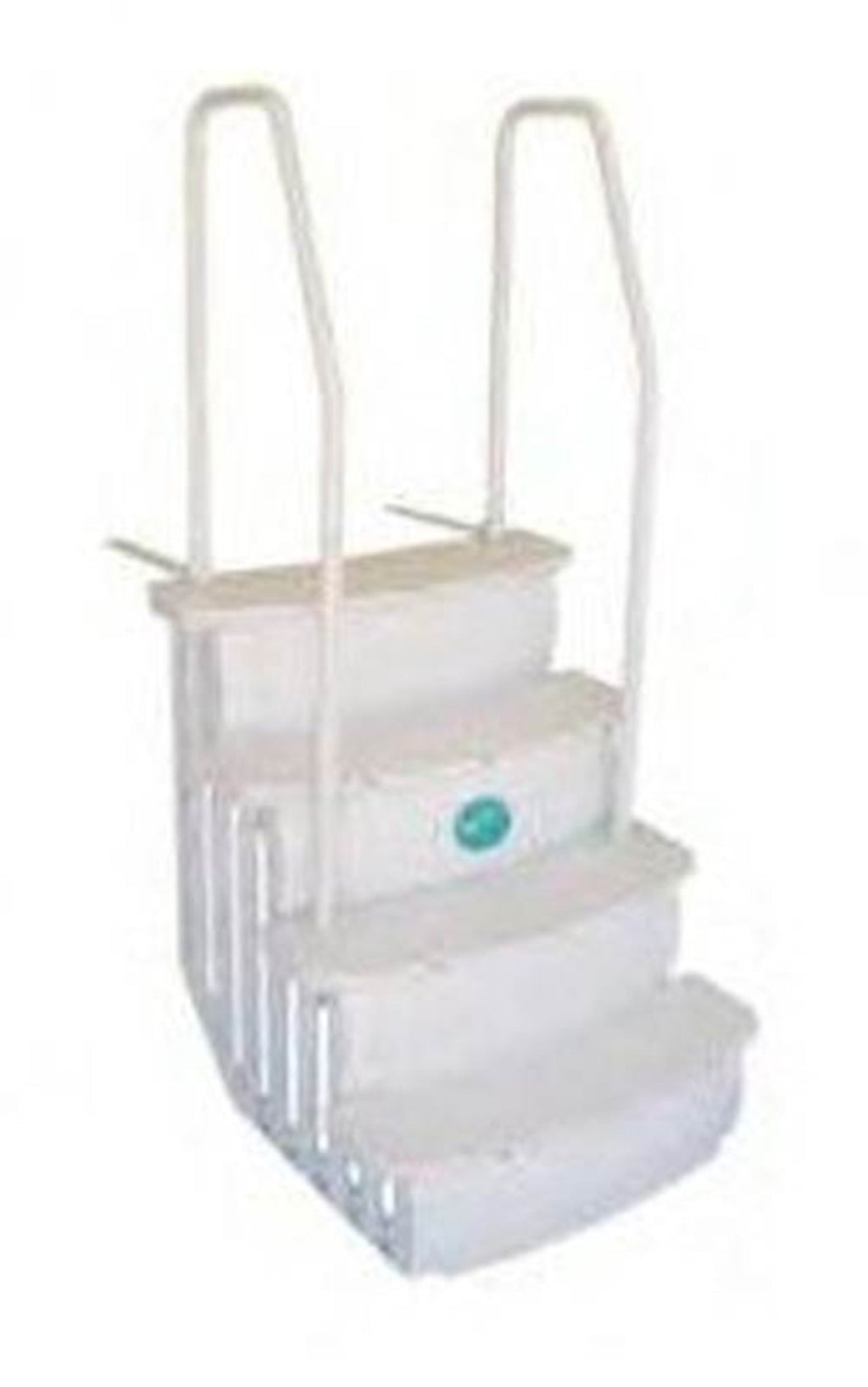 Main Access iStep Above Ground Pool Entry Steps Ladder w/ Mat Pad + LED Light - 59346