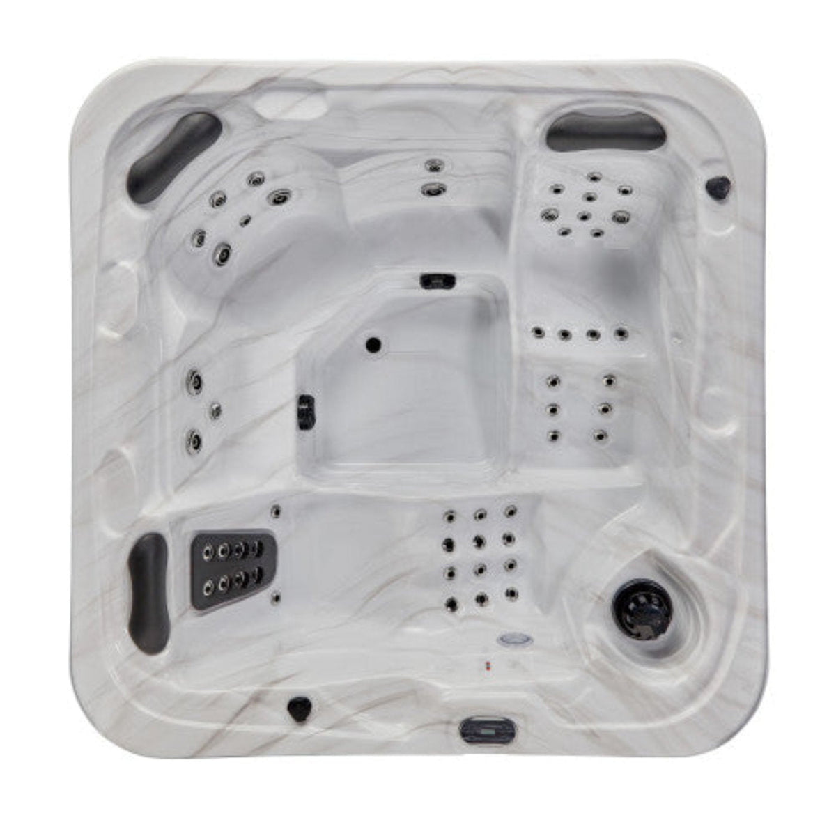 Luxury Spas - Studio Series Estes 5 Person Cloud Gray WS-594-D