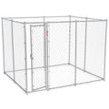 Lucky Dog Adjustable 10' x 5' x 6' Heavy Duty Chain Link Dog Kennel Enclosure - 117259