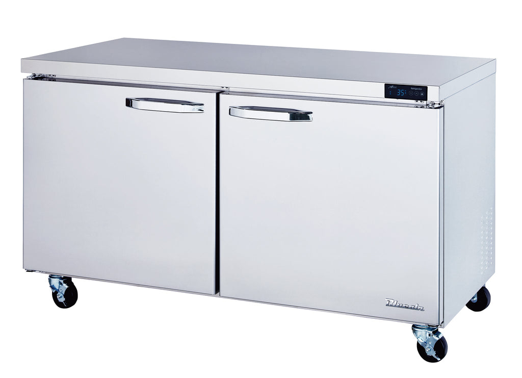 Blue Air BLUR60-HC | 60" Wide 2 Door Undercounter Refrigerator - BLUR60-HC