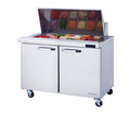 Blue Air BLMT48-HC | 48" Wide 2 Door Mega Top Sandwich Prep Table - BLMT48-HC