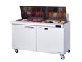 Blue Air BLMT60-HC | 60" Wide 2 Door Mega Top Sandwich Prep Table - BLMT60-HC
