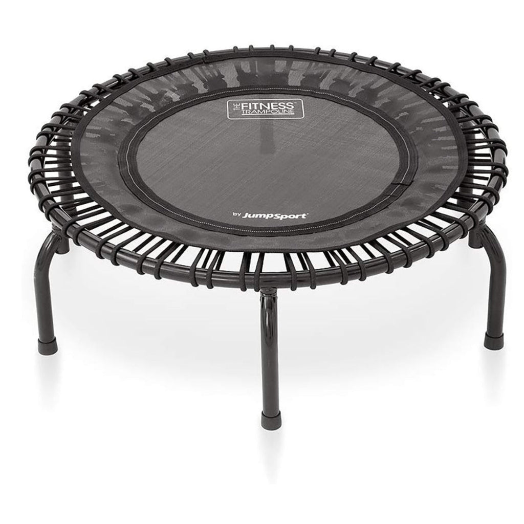 Disc-O-Bed JumpSport 220 Fitness Rebounder Mini Trampoline & Handle Bar Accessory, Black - 250093