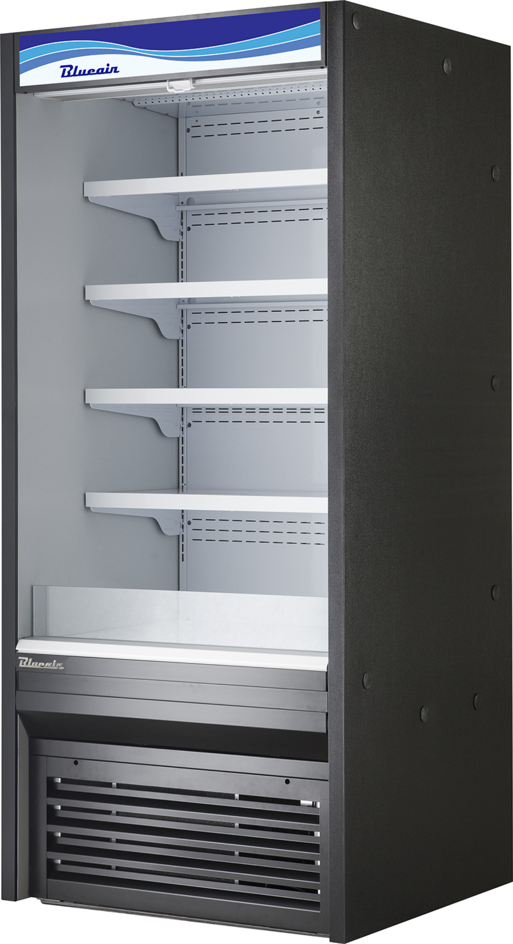 Blue Air BOD-60G | 60" Wide Steel Open Display Case - BOD-60G