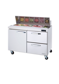 Blue Air | 60" Wide 2 Drawer Sandwich Prep Table - BLPT60-D2R-HC