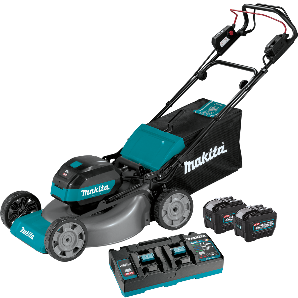 Makita 40V Max XGT Brushless 21 In. Self‑Propelled Commercial Lawn Mower Kit & FREE Makita GRU01M1 - GML01PL