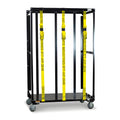 American Cart Oversize Milk Crate Storage Rack