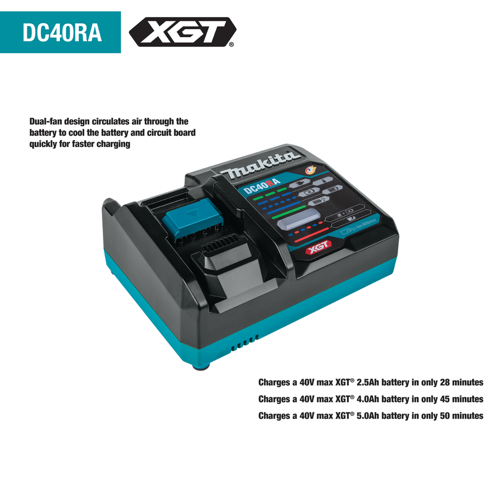 Makita  40V Max XGT Brushless Cordless 15 lb. SDS‑MAX AVT Demolition Hammer Kit, AWS Capable (4.0Ah) - GMH01M1