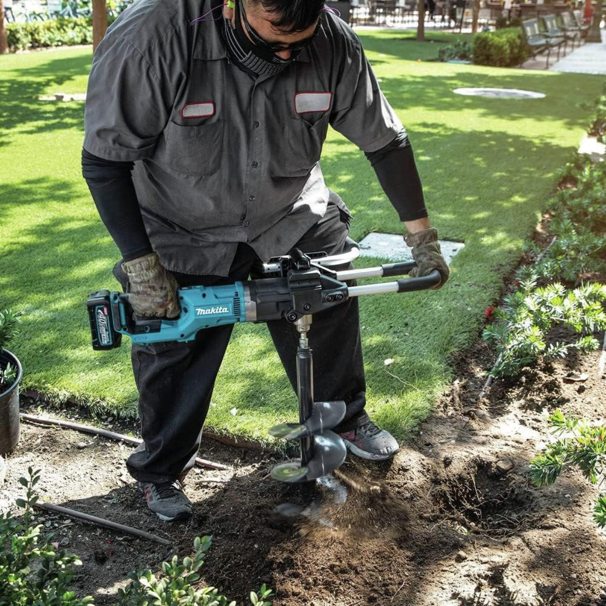 Makita 40V Max Xgt Earth Auger Brushless Cordless Kit - GGD01M1