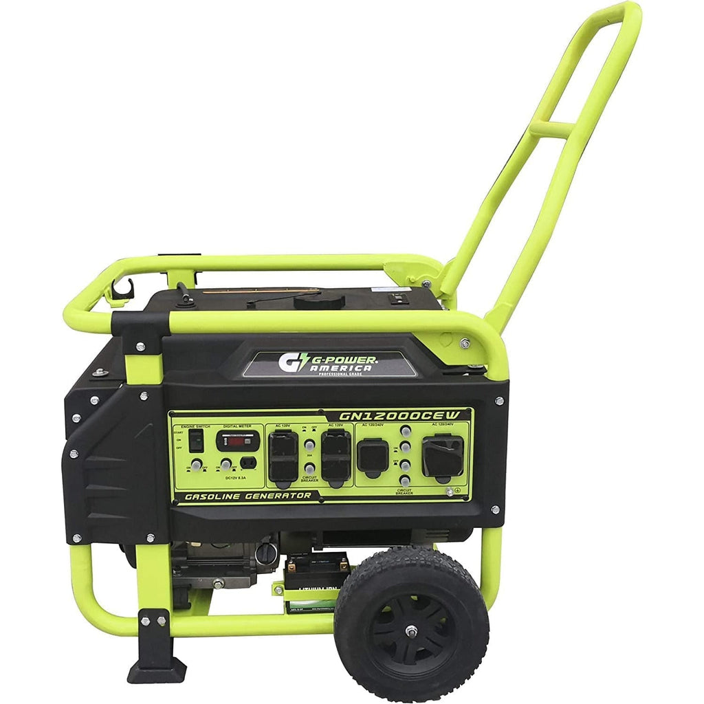Green-Power America 12000/9500-Watt Gas Powered Portable Generator - GN12000CEW