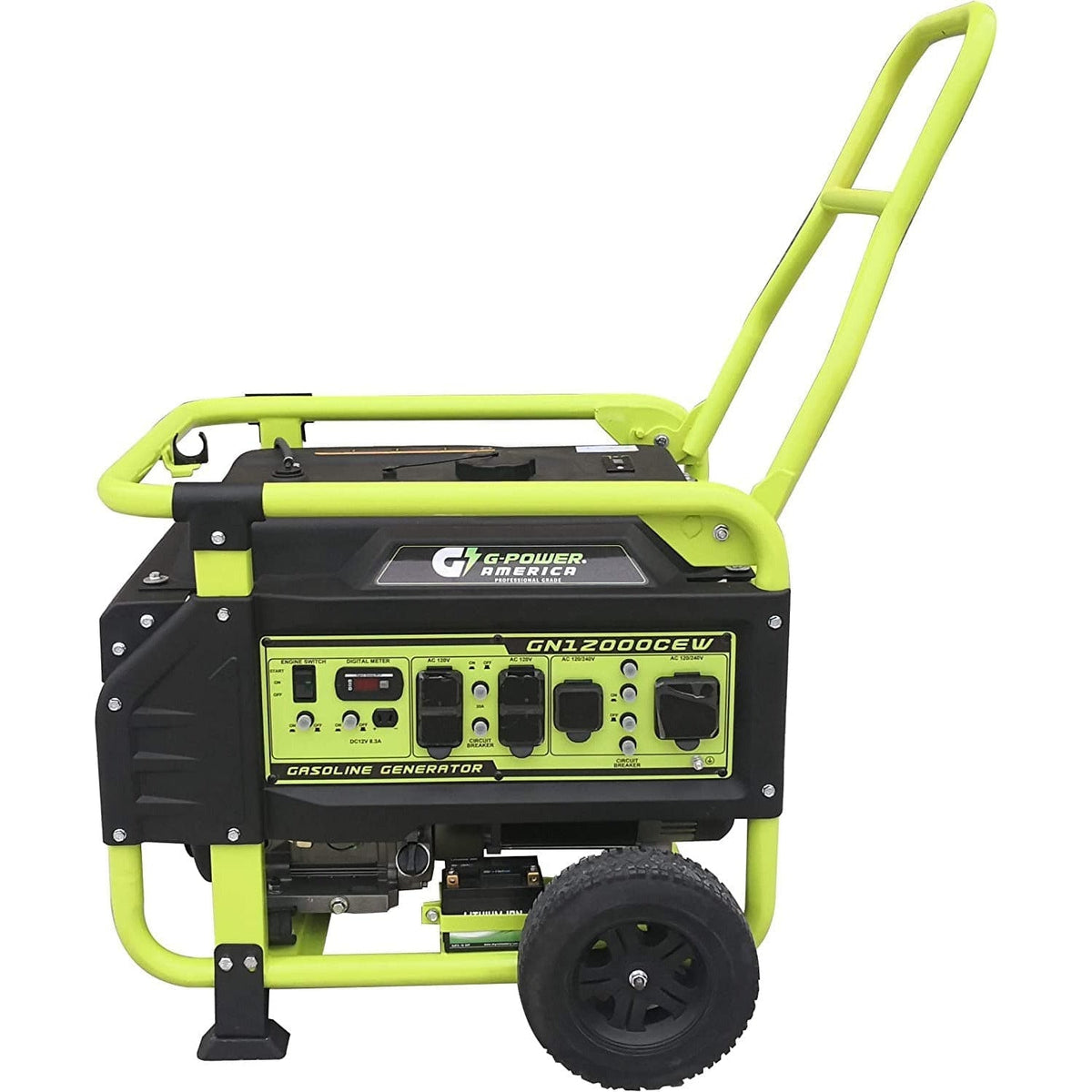 Green-Power America 12000/9500-Watt Gas Powered Portable Generator - GN12000CEW
