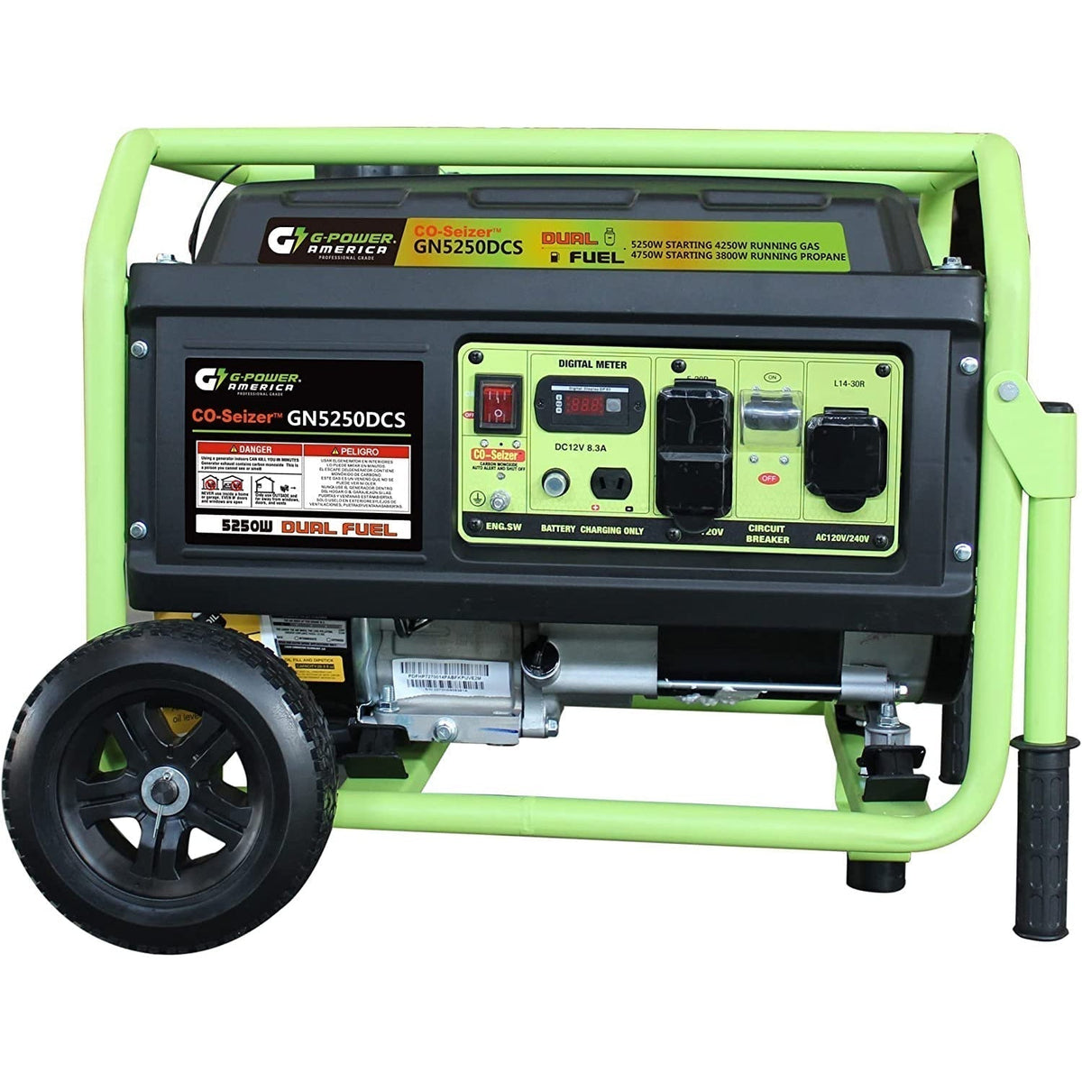 Green-Power America 10500 watts Gas Generator with Electrical Start - GN10500EW