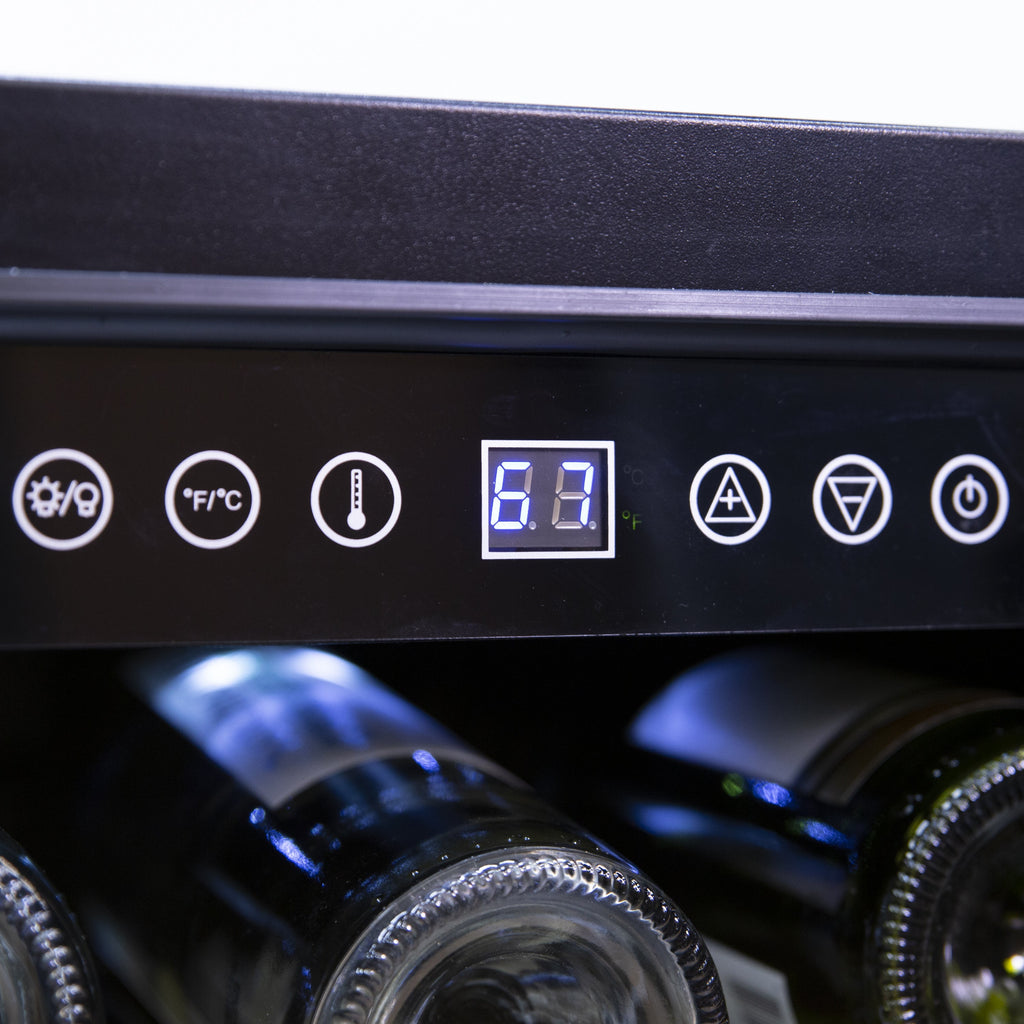Avanti 28 Bottle DESIGNER Series Wine Cooler - WCF281E3SS