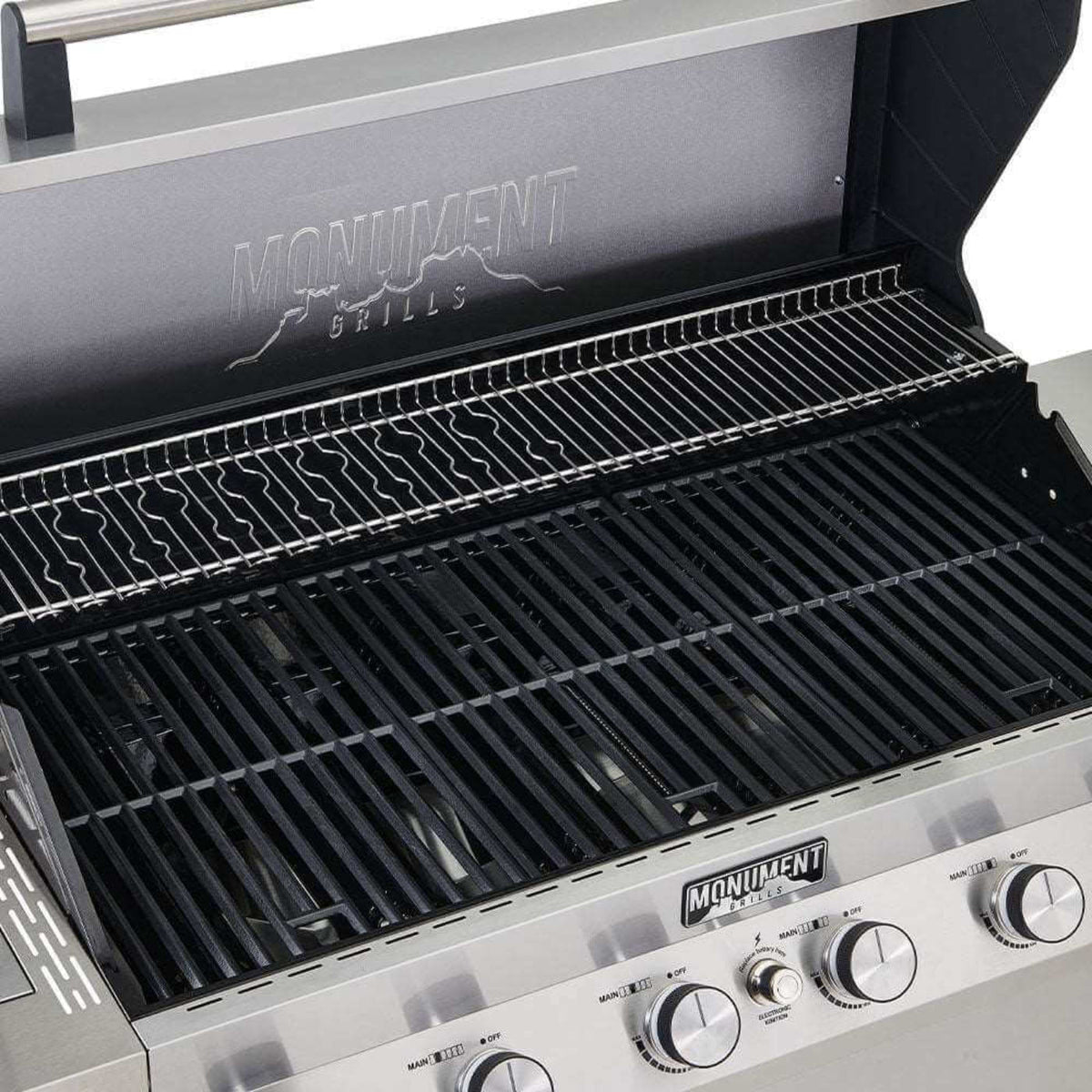 Monument Grills Denali 605 Series | 6 Burner Smart Tech Propane Gas Grill in Stainless Steel (Natural Gas Convertible) - D605
