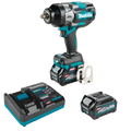 Makita (GWT02D) 40V max XGT Brushless Cordless 4‑Speed High‑Torque 1/2" Sq. Drive Impact Wrench Kit w/ Friction Ring Anvil (2.5Ah)