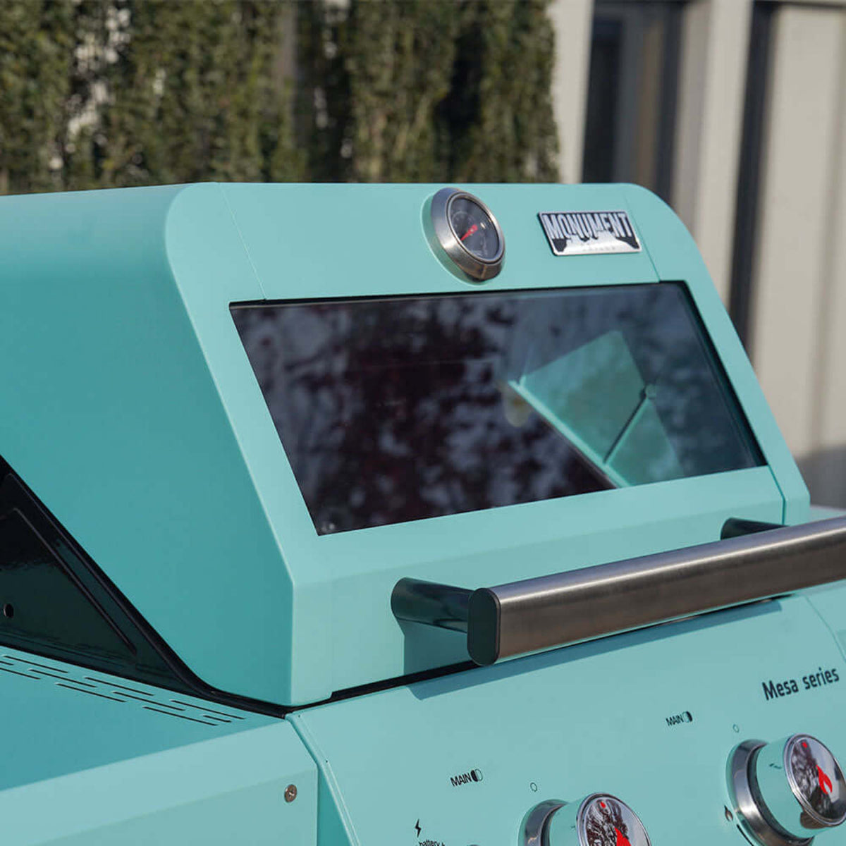 Monument Grills Mesa 200G Series | 2 Burner Propane Gas Grill in Turquoise Green - M200G