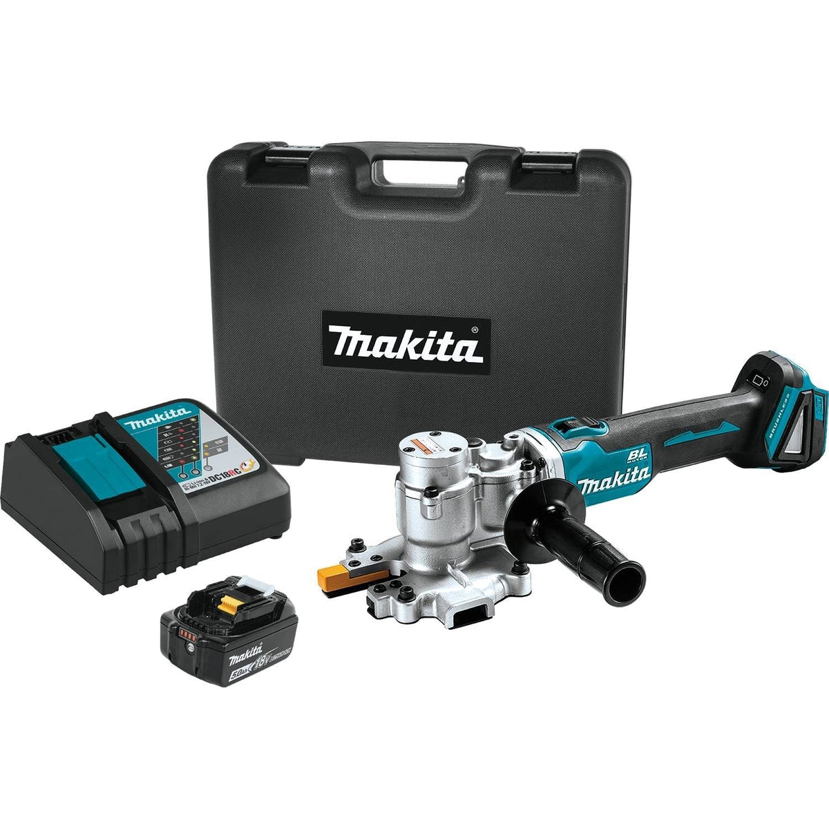 Makita 18V LXT Lithium-Ion Brushless Cordless Steel Rod Flush-Cutter Kit, case, with one battery (5.0Ah) - XCS06T1