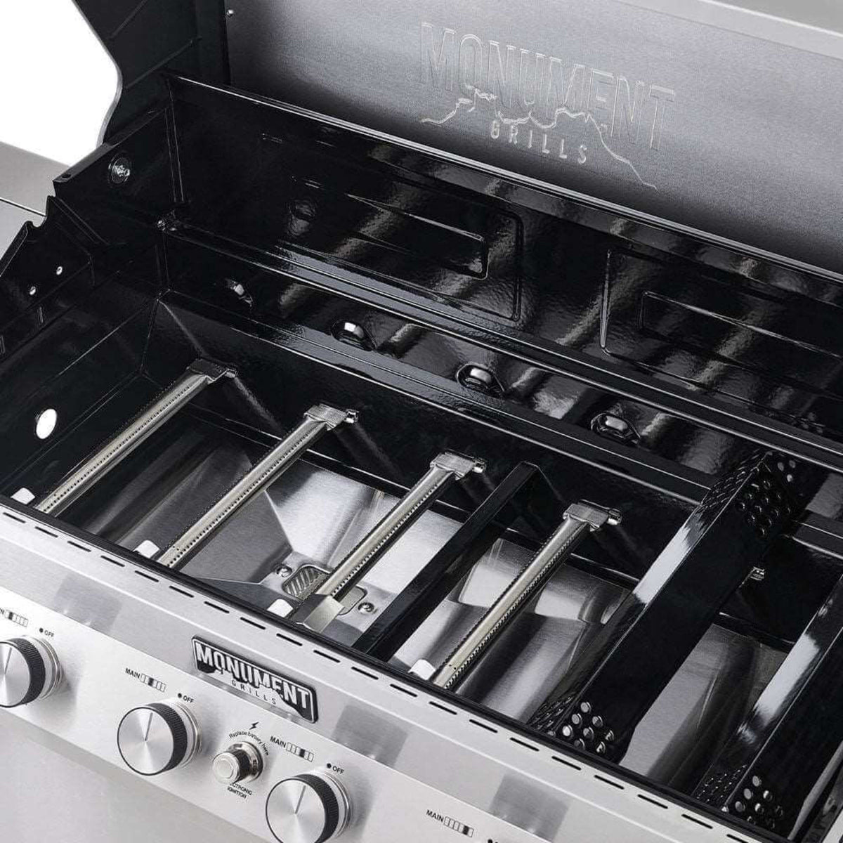 Monument Grills Denali 605 Series | 6 Burner Smart Tech Propane Gas Grill in Stainless Steel (Natural Gas Convertible) - D605