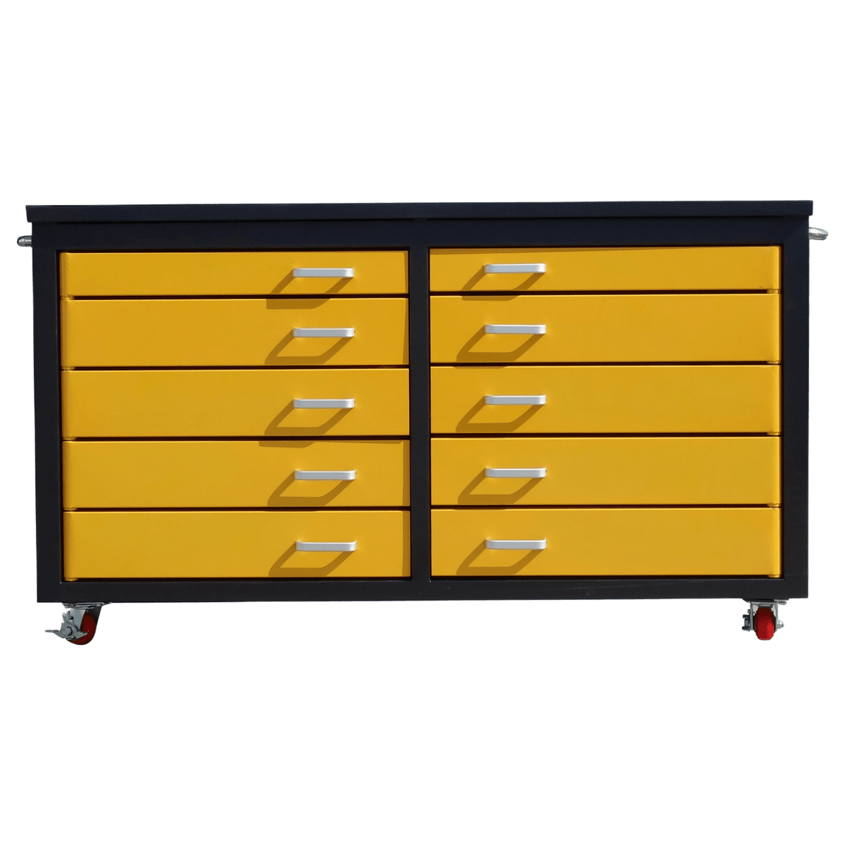 Chery Industrial 6ft Storage Cabinet with Workbench (10 Drawers) D_WW000196