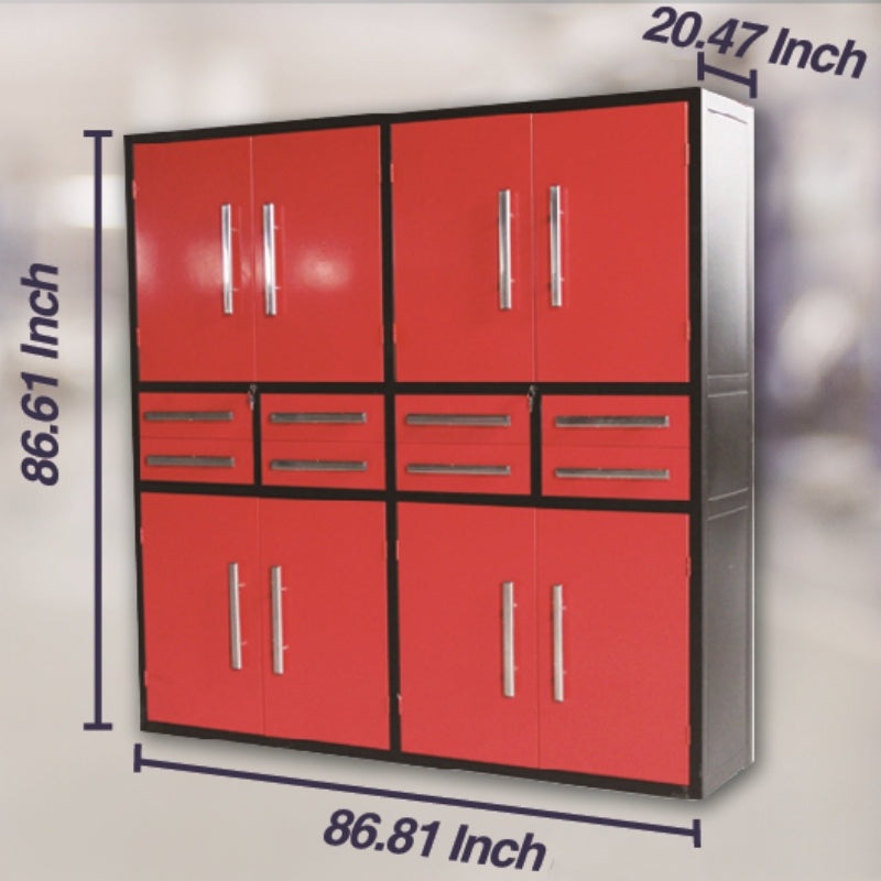 Chery Industrial [AS-IS] 7ft Storage Cabinet (8 Drawers & 8 Cabinets) D_WW000214