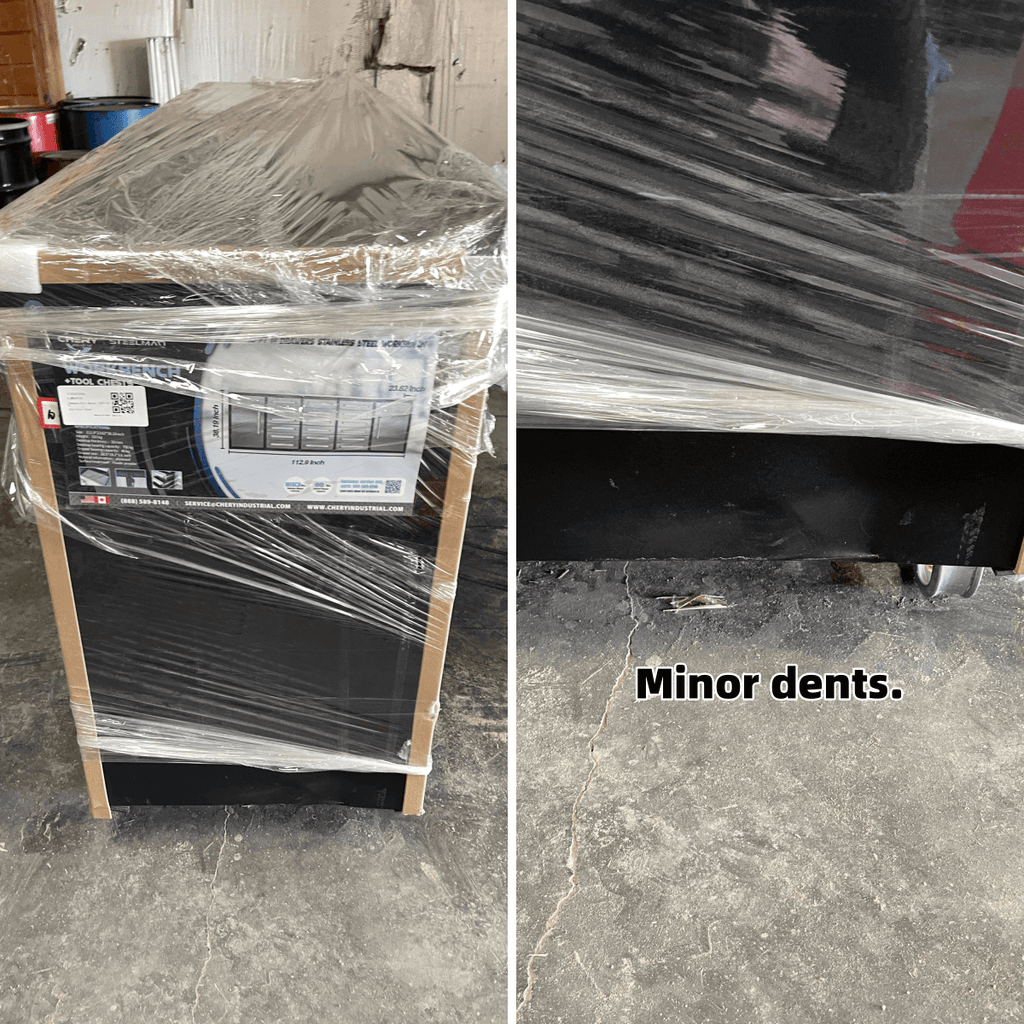 Chery Industrial [AS-IS] 10ft Storage Cabinet with Workbench (18 Drawers & 2 Cabinets)