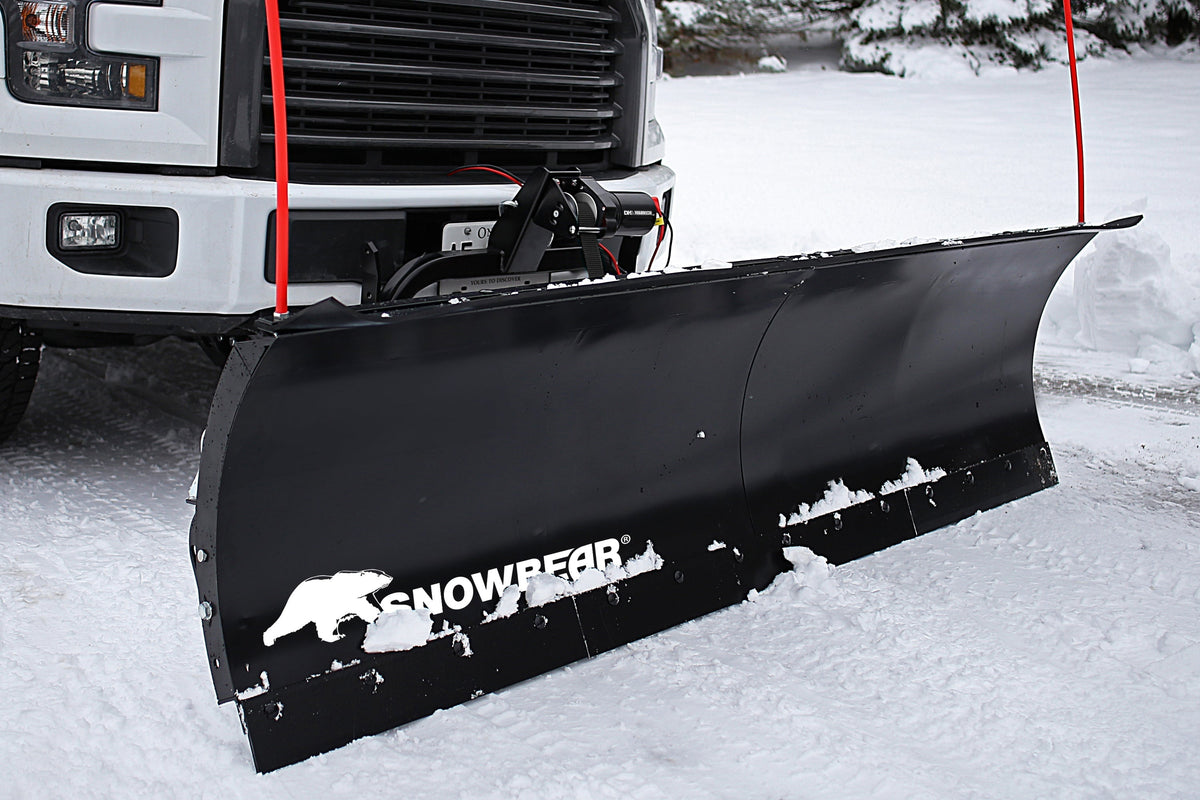 SnowBear AVAL8826ELT 88" x 26" Universal Truck Mount T-Frame Snow Plow Kit with Actuator and Wireless Remote New - AVAL8826ELT