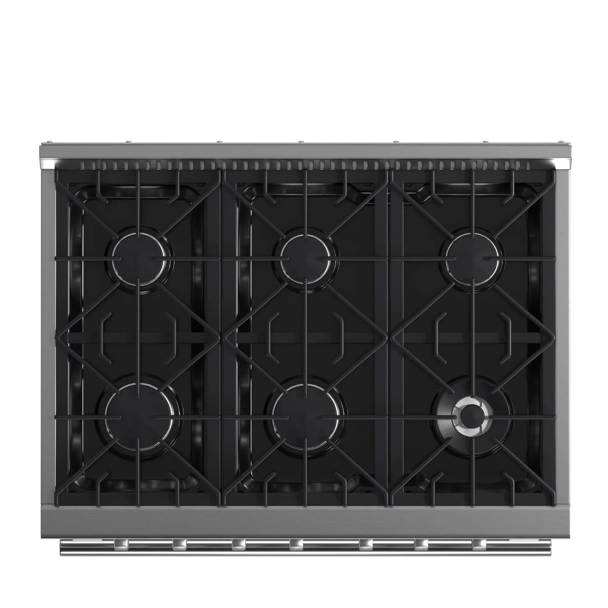 Forno Galiano 36-Inch  Gas Range with 6 Burners and Gas Convection Oven  - FFSGS6244-36