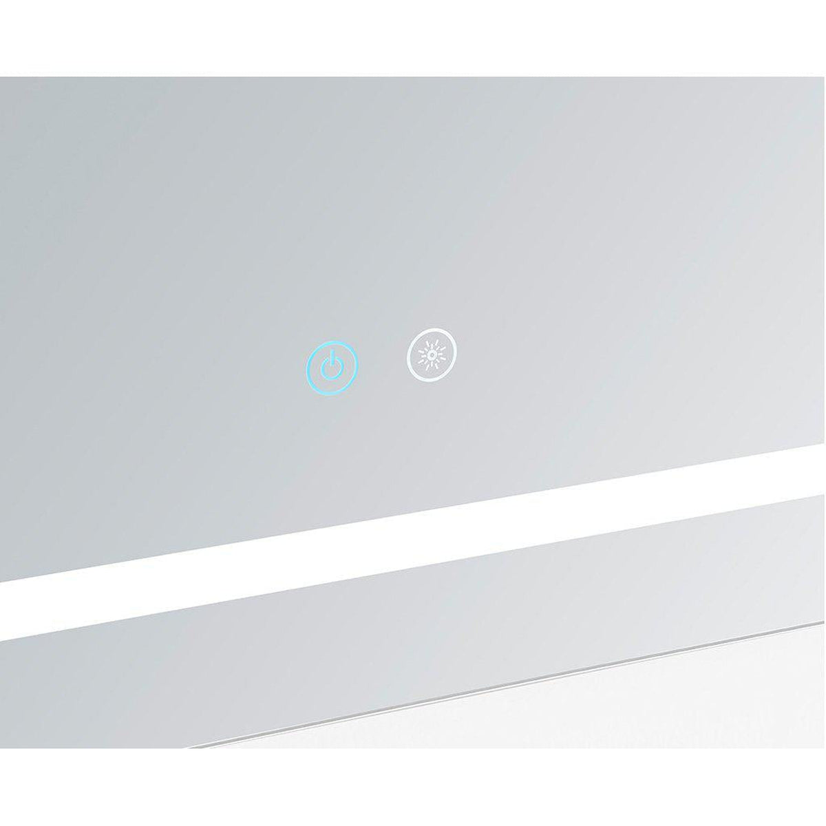 Aquadom Daytona 60" x 36" Rectangle Ultra-Slim Frame LED Lighted Bathroom Mirror With Defogger