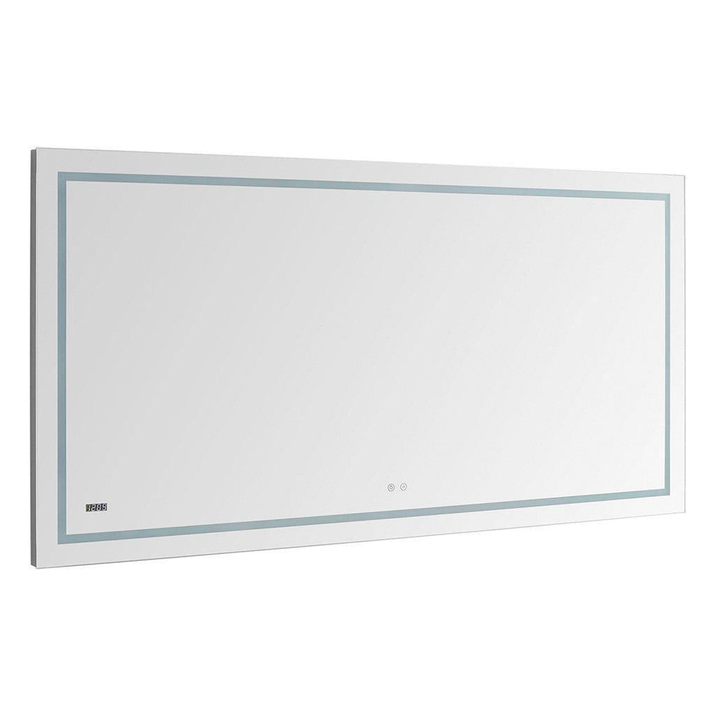 Aquadom Daytona 60" x 36" Rectangle Ultra-Slim Frame LED Lighted Bathroom Mirror With Defogger