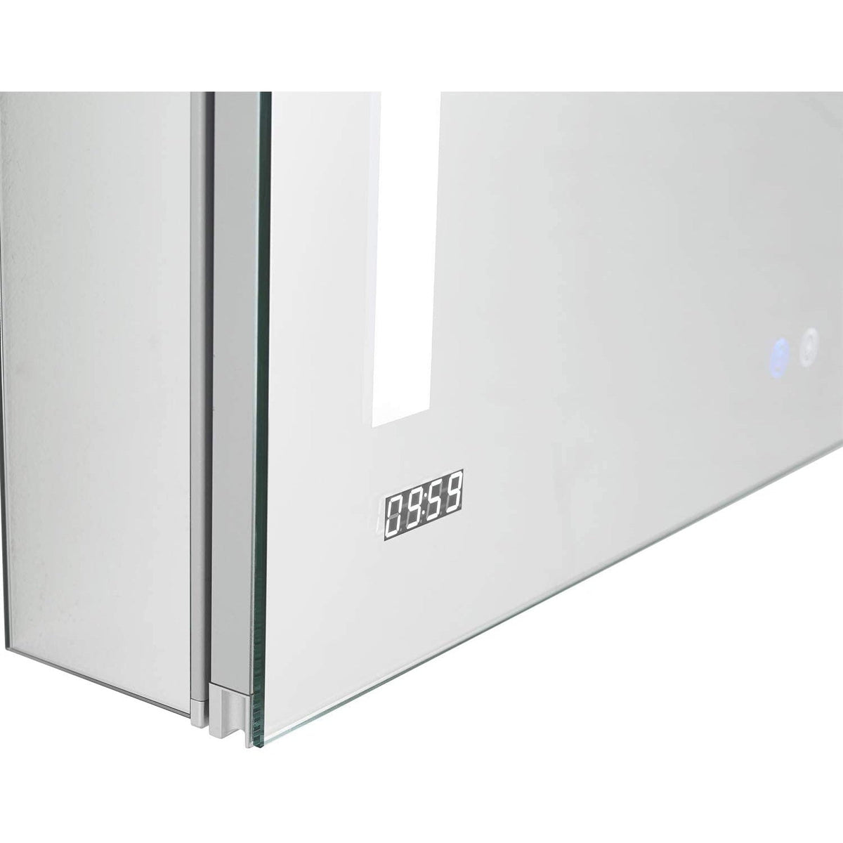 Aquadom Signature Royale Bi-View 30" x 40" Rectangular Medicine Cabinet With Lighting, Defogger, Integrated LED 3X Magnifying Mirror And Electrical Outlet with USB - SR-3040