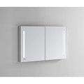 Aquadom Signature Royale Bi-View 48" x 30" Rectangular Medicine Cabinet With Lighting, Defogger, Integrated LED 3X Magnifying Mirror And Electrical Outlet with USB - SR-4830-N