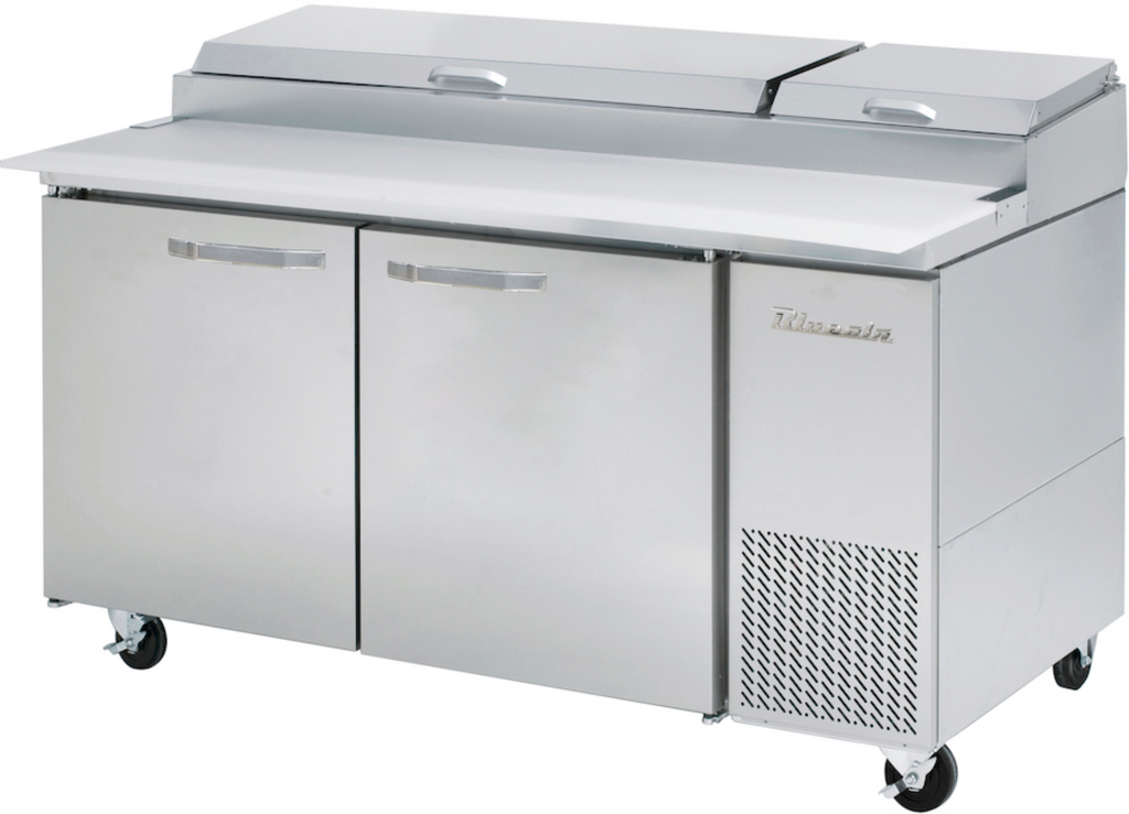 Blue Air BAPP67-HC | 67" Wide 2 Door Pizza Prep Table - BAPP67-HC
