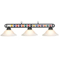 RAM Game Room 55″ Mb/White Billiard Ball Fixture BB-55 MB/WH