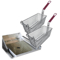 Cal Flame Deep Fryer Accessories Helper Set with Two Fryer Grill Accessories BBQ09902 