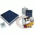 Heliatos Boat Freeze Protected Solar Water Heater Kit with Built-In Heat Exchanger