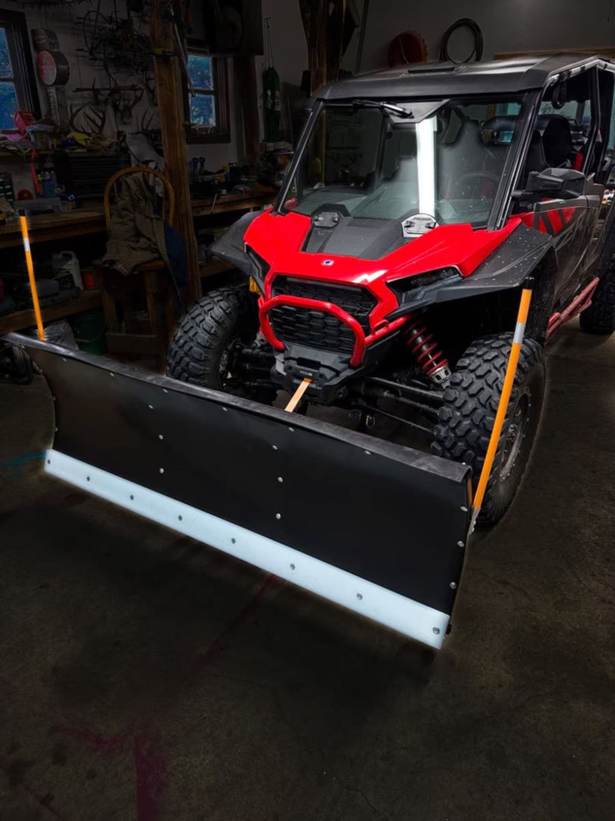 MotoAlliance Denali Poly Snow Plow Blade 66" with Poly Wear Bar New - BL66STBK_Poly