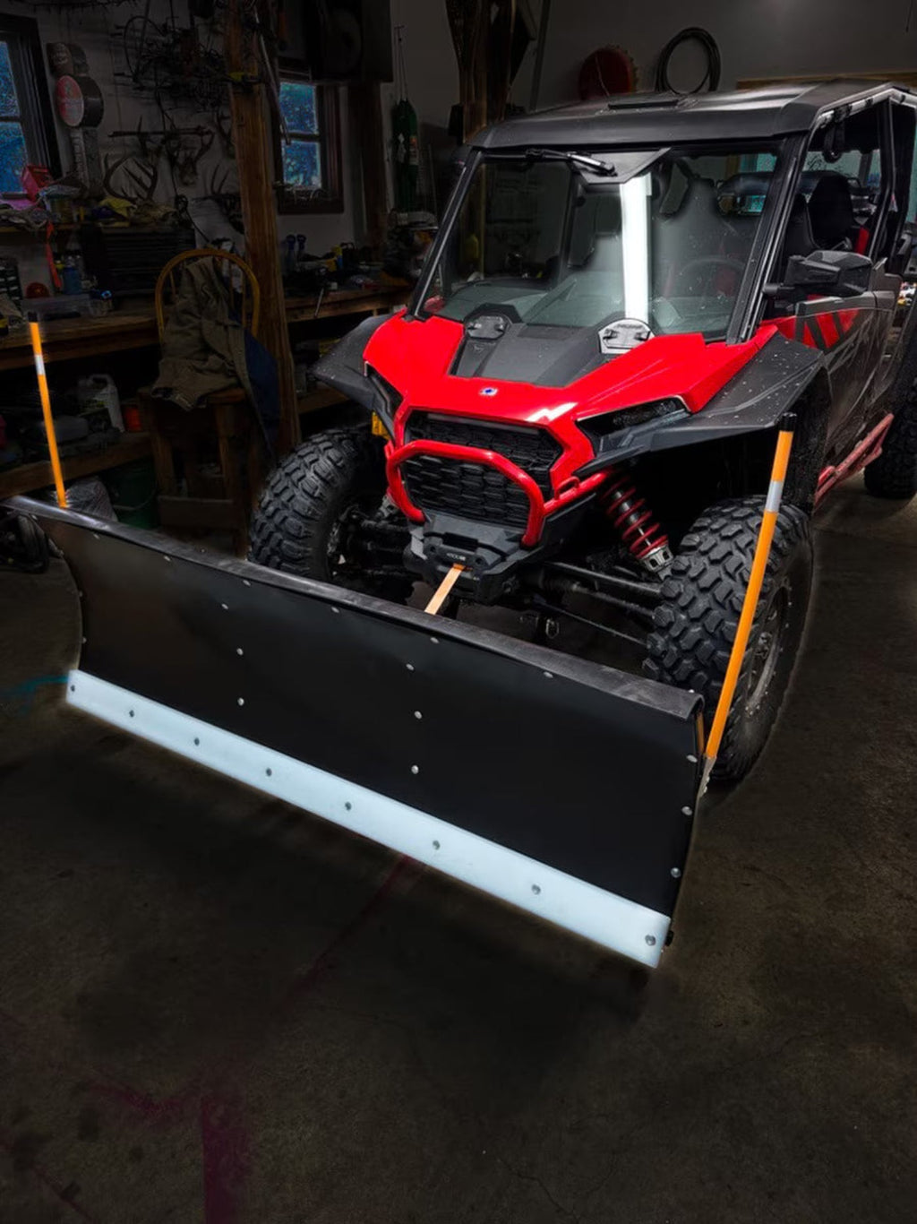 MotoAlliance Denali Poly Snow Plow Blade 72" with Poly Wear Bar New - BL72STBK_POLY