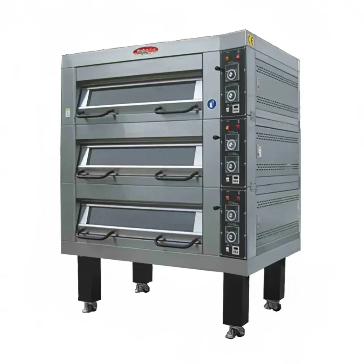 BakeMax 75" One Deck Electric Oven, Accommodates (3) 18" X 26" Pans, 220/60/3 - BMTD001